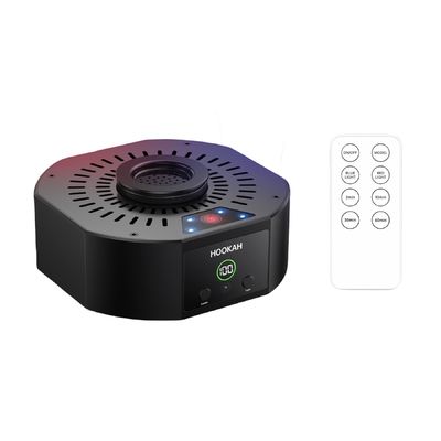 Zwarte elektrische Shisha Hookah Bowl met temperatuurverstelbare LED en uniek ontwerp