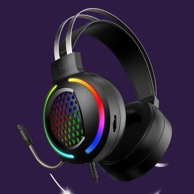 Hoofdtelefoon met ingebouwde USB-kabel Bedraad HIFI 7.1 luidspreker Microfoon Gaming RGB Headset