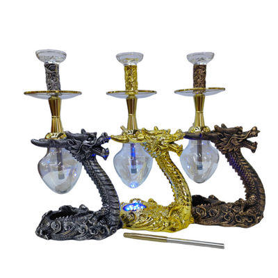 Party Bar Rook Hookah Shisha Set met Hars Dragon Design en volledige accessoires