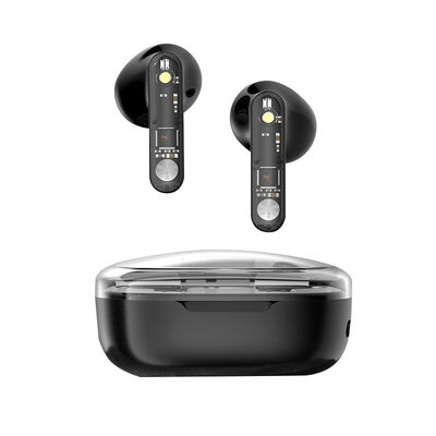 Transparante mini-in-ear sport-oordopjes voor hardlopen en gamen 2 uur oplaadtijd