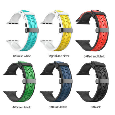 10 Kleurenopties Vlinder Buckle Horloge Riemen voor i Watch Series Ultra 8 7 6 5 4 Se