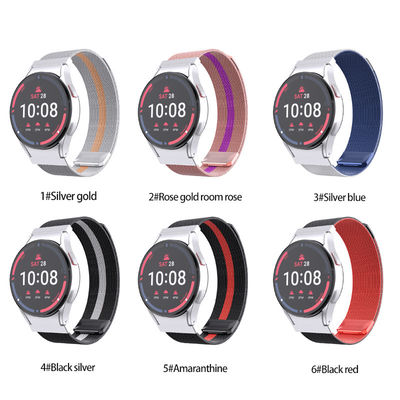 Compatibel model voor Samsung Watch Series Milanese Magnetische Mesh Watch Strap Loop Band