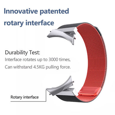 Compatibel model voor Samsung Watch Series Milanese Magnetische Mesh Watch Strap Loop Band