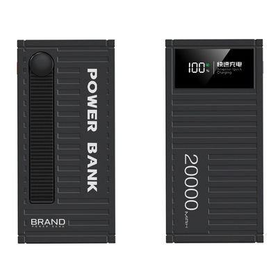 Plastic 20000mAh Power Bank met laagspanningsbescherming en 22,5W snelladen