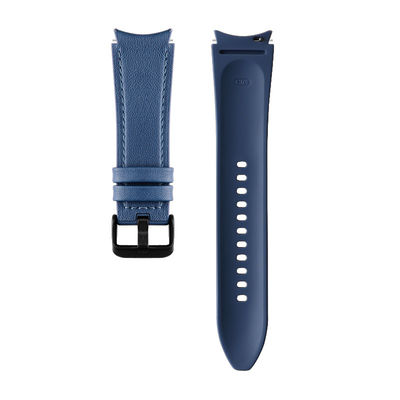 20 mm siliconen leer horlogeband Retro vervanging voor Samsung Watch Series Bandbreedte