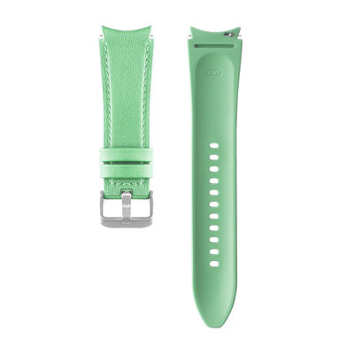 20 mm siliconen leer horlogeband Retro vervanging voor Samsung Watch Series Bandbreedte