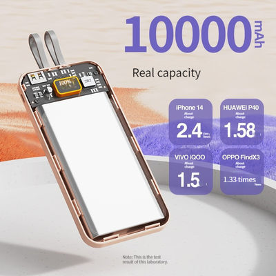 Mobiele telefoon Power Station 10000mAh Echte capaciteit Snel opladen 22.5W Snel opladen Ondersteuning