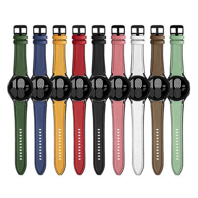 Silicone leer horlogebanden Designer Smart voor Samsung Galaxy Watch 4 100% QC Gepasseerd