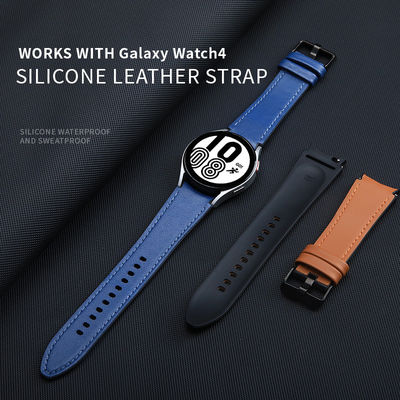 Silicone leer horlogebanden Designer Smart voor Samsung Galaxy Watch 4 100% QC Gepasseerd