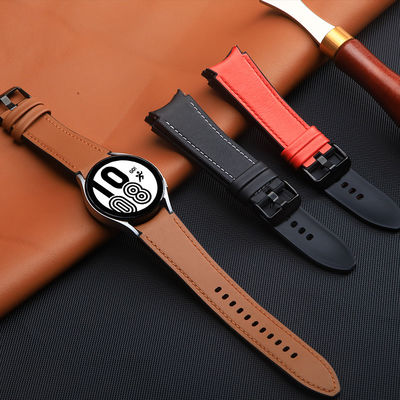 Silicone leer horlogebanden Designer Smart voor Samsung Galaxy Watch 4 100% QC Gepasseerd