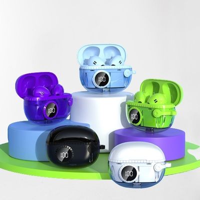 TWS 5.3 draadloze oordopjes In-ear koptelefoon met sterke bas Smart Touch Noise Cancelling
