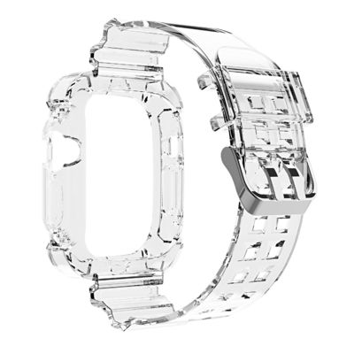 Privévorm doorzichtige banden voor I Watch 2 3 4 5 6 7 8 9 SE 11 Kleuren Smart Watch Band