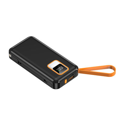 Mobiele telefoons Apparaten 10000mAh PD Power Charger Draagbare outdoor powerbanks met kabel