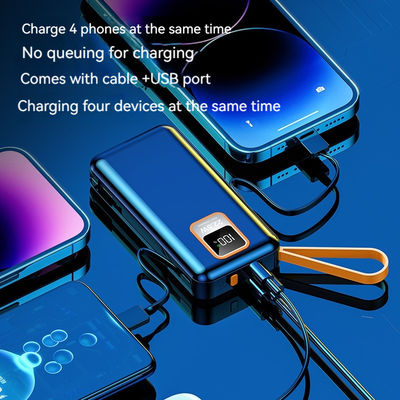 Mobiele telefoons Apparaten 10000mAh PD Power Charger Draagbare outdoor powerbanks met kabel