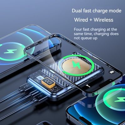 Gepersonaliseerd Logo 15w Draadloze Power Bank 10000mah Magnetische 22.5W Voor Iphone