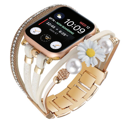 DHL.UPS.FEDEX.EMS Trendy Zou Chrysanthemum Decoratieve Smart Watch Band