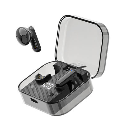 Draadloze muziek-gaming-headset met digitaal display en transparante behuizing met lage latentie 2024