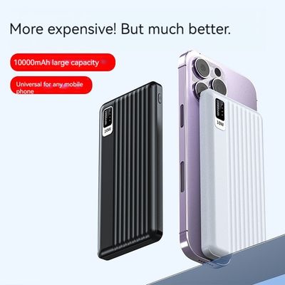 10W Power Micro USB Input Interface Ultra Slim 10000mah Power Bank voor iPhone 15