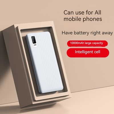 10W Power Micro USB Input Interface Ultra Slim 10000mah Power Bank voor iPhone 15