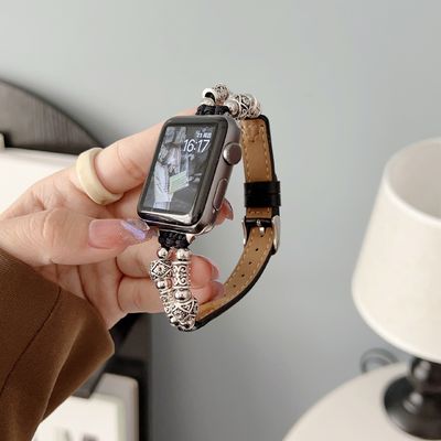 38 mm bandbreedte leerband horlogeband voor iWatch Luxury Design