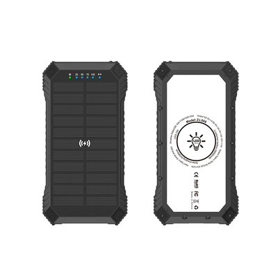 Buitenstroombank voor iPhone 15 15W Draadloze uitgang 22,5W Zonne-opladen en 3A-uitgang