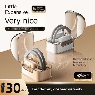 Draadloze draagbare stereo koptelefoon met BT 5.3 en AI Call Noise Cancelling 30H Playtime