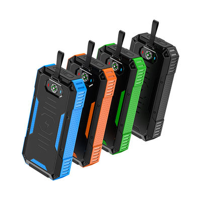 15W uitgangsvermogen Private Mould draadloos opladen Zonne-energiebank voor iPhone 30000mAh
