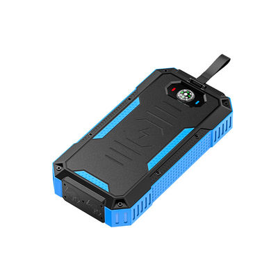 15W uitgangsvermogen Private Mould draadloos opladen Zonne-energiebank voor iPhone 30000mAh