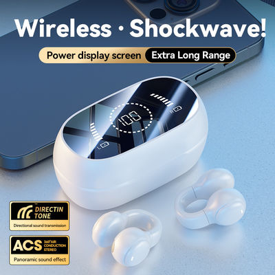 HiFi Stereo Bone Conduction True Wireless Earphone met 20cm oplaadkabel en microfoon