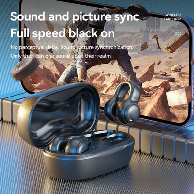 HiFi Stereo Bone Conduction True Wireless Earphone met 20cm oplaadkabel en microfoon