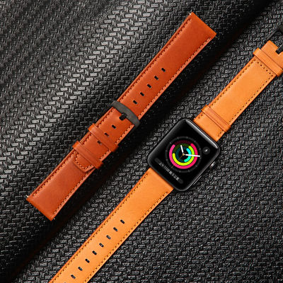 Echte leer smartwatch banden voor iWatch 38mm 40mm 42mm 44mm 45mm 100%