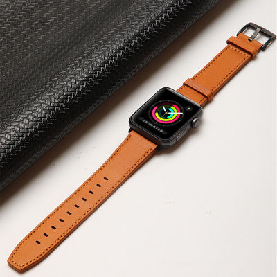 Echte leer smartwatch banden voor iWatch 38mm 40mm 42mm 44mm 45mm 100%