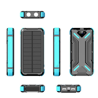 Draadloos 15W/USB 22.5W Output Zonne-energiebank 20000mAh voor mobiele telefoons Smartphones