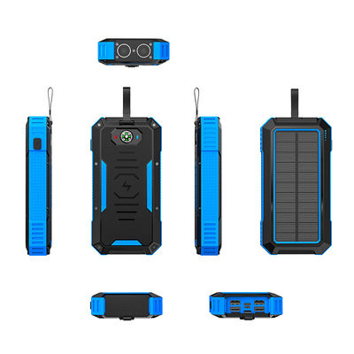 Draadloos opladen Outdoor Power Bank 30000mAh met 22,5W zonnepaneel en hoge capaciteit