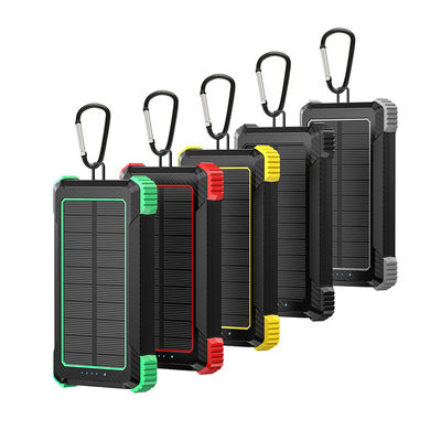 Draadloos opladen 5W Outdoor Power Bank 10000mAh Zonnebatterij Charger voor iPhone 15