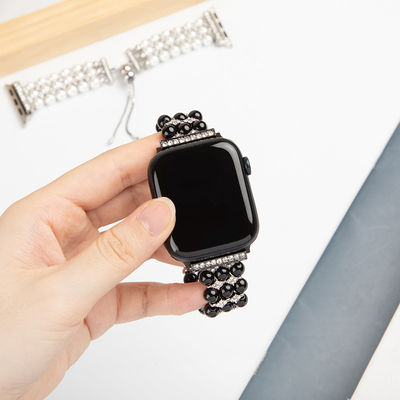 Functie Modieuze horlogeband Perlen Apple Watch Bands voor iWatch Series 8 7 6 5