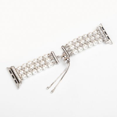 Functie Modieuze horlogeband Perlen Apple Watch Bands voor iWatch Series 8 7 6 5