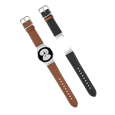 20mm Lederen horlogeband Vervanging voor SamSung GaLaxy Watch 4 Wristband Geschenk Accessoire