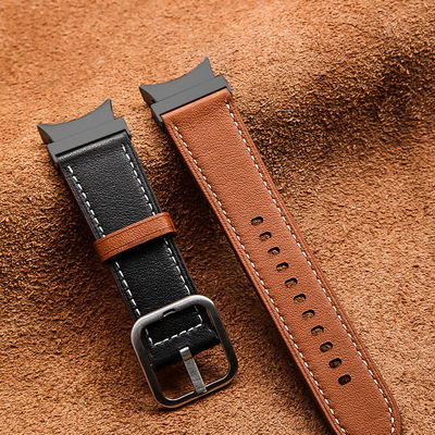 20mm Lederen horlogeband Vervanging voor SamSung GaLaxy Watch 4 Wristband Geschenk Accessoire