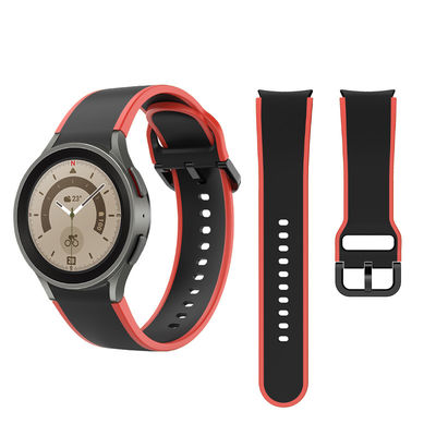Dubbel gezicht siliconen horlogeband voor Samsung Galaxy Watch 5 40mm 44mm 3-7 dagen levering