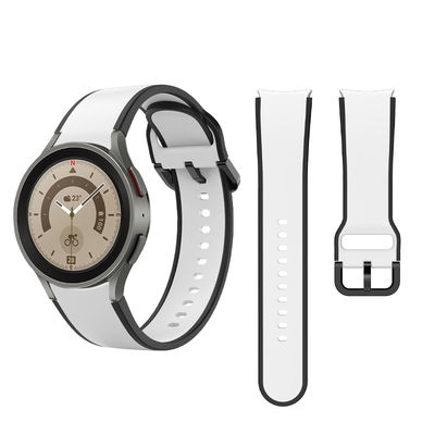 Dubbel gezicht siliconen horlogeband voor Samsung Galaxy Watch 5 40mm 44mm 3-7 dagen levering