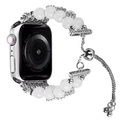 Juwelen Armband Perlen Vrouwen Horlogeband voor iWatch 8 Serie 38mm 40mm Smart Watch Band