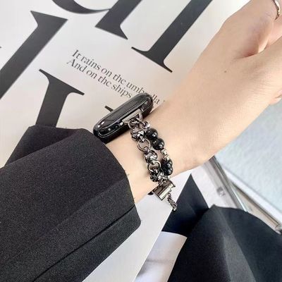 Private Mould IWatch 8 7 6 5 4 3 SE Fashion Pearl Belt Smart Watch Strap zonder horloge